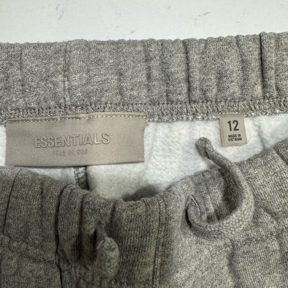 Essentials Light Gray Fleece Joggers - Picture 1 of 3
